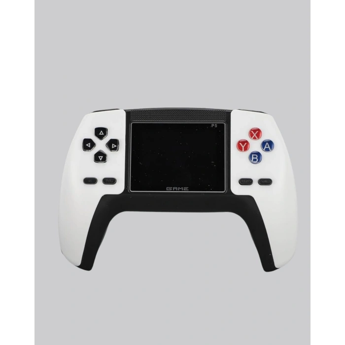 520 Klasik Oyunlu P5™ ControllerView Retro Konsol – Şarjlı,  Ergonomik Tasarım