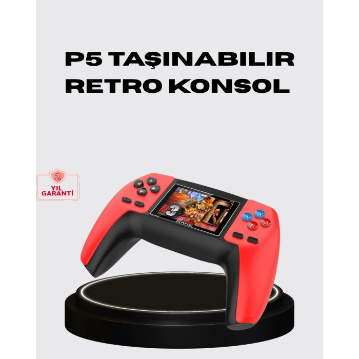 520 Oyunlu Retro Gamepad – Nostaljik Eğlenceyi Her Yere Taşı