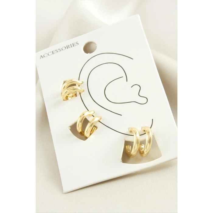 6 Adet Halka Kıkırdak Küpe