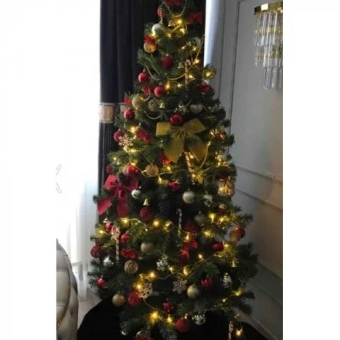 6 Adet Mini Çan Süs Yılbaşı Çam Ağacı Süsü 4 cm Altın Sarısı Kurdeleli Zil Gold Yılbaşı Çam Ağacı
