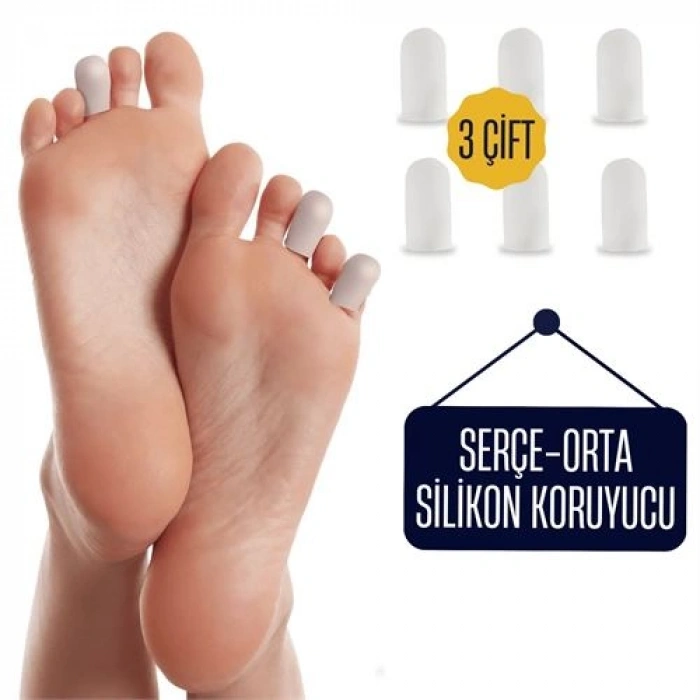 6 Adet Serçe Parmak İçin Silikon Koruyucu