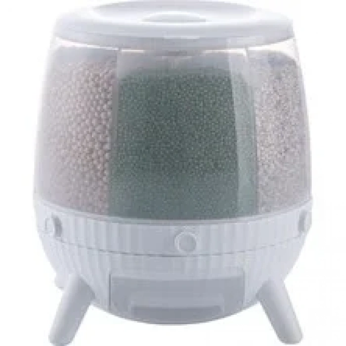 6 Bölmeli 360 Derece Dönebilen 6 Lt Bakliyat Organizeri (4887)