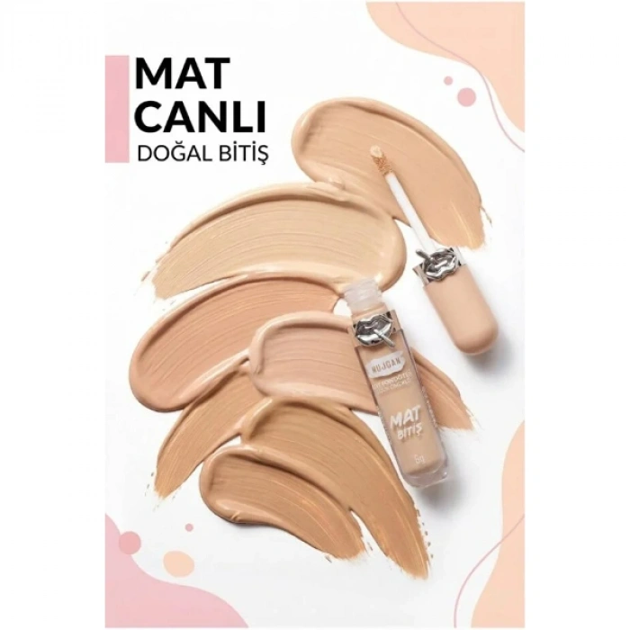 6lı Mat Bitişli Fondöten Seti