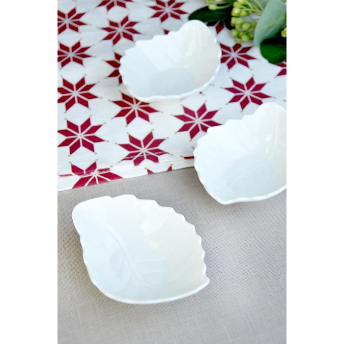 6lı Porselen Büyük Çerezlik -P-OR-101559