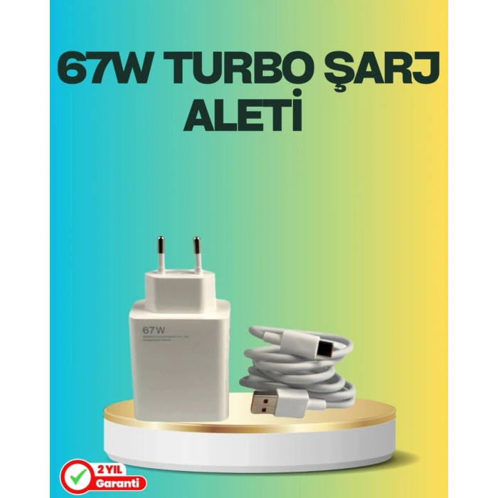 67 Watt Type C Turbo Şarj Seti
