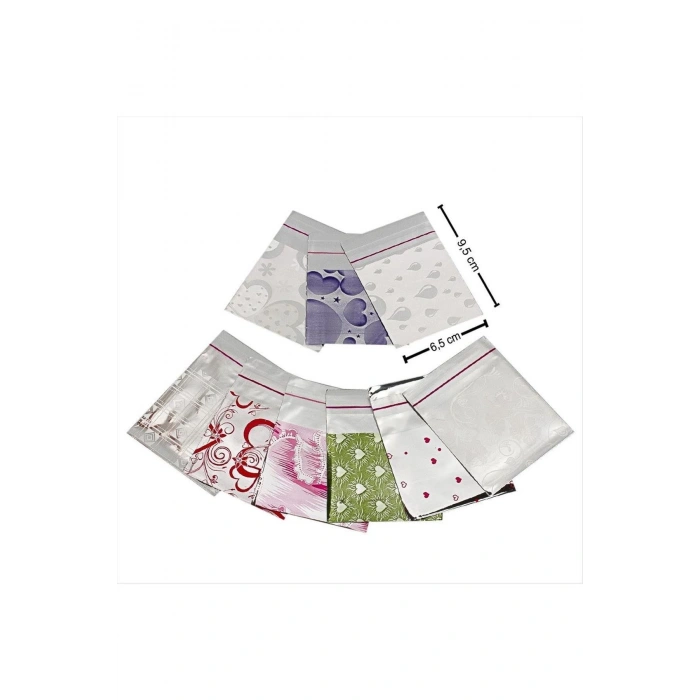 7*9 Metalize Hediye Poşet Paketi 100lü