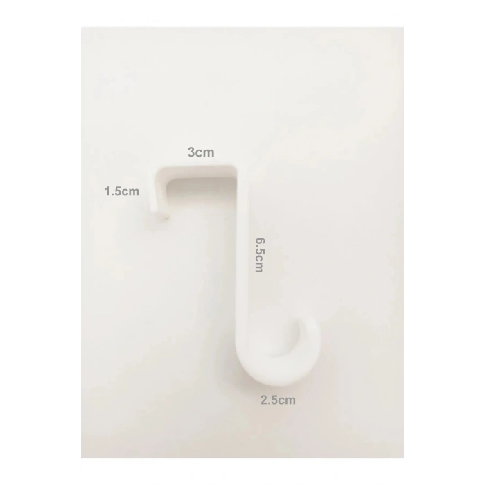 7 Adet Çekmece Dolap Kapağı Mutfak Banyo Askısı Plastik Çok Amaçlı Askı Seti