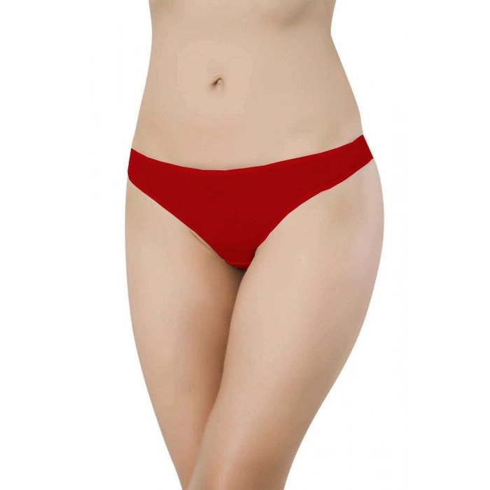 8 adet Süper Eko Set Likralı Kadın Slip Külot Siyah Kırmızı Ten Beyaz mudanis