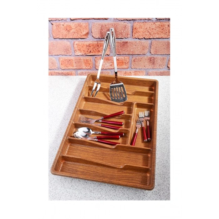 8 Bölmeli Kaşıklık Büyük Boy -A1381