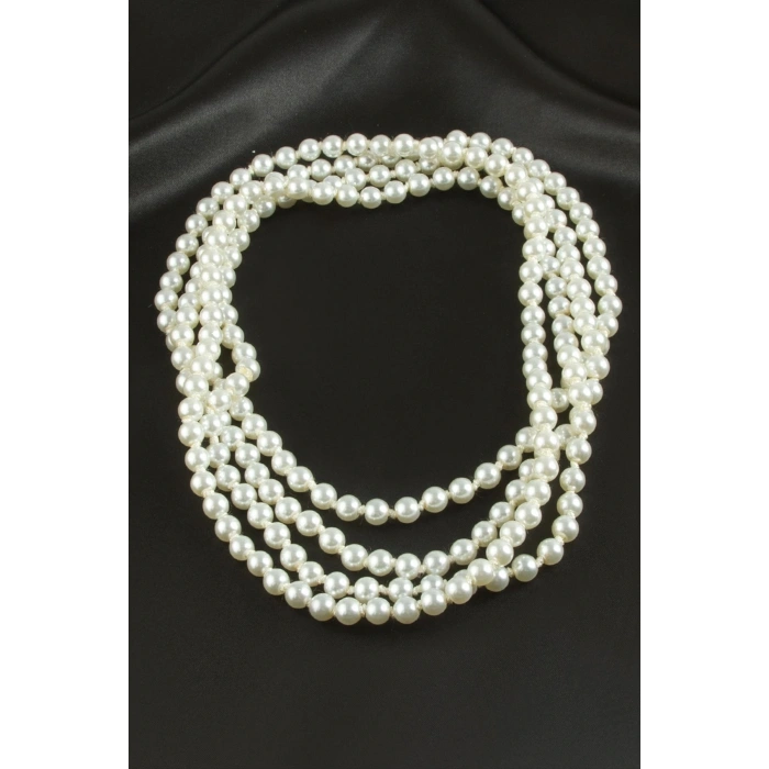 8 mm İnci Kolye 120 cm
