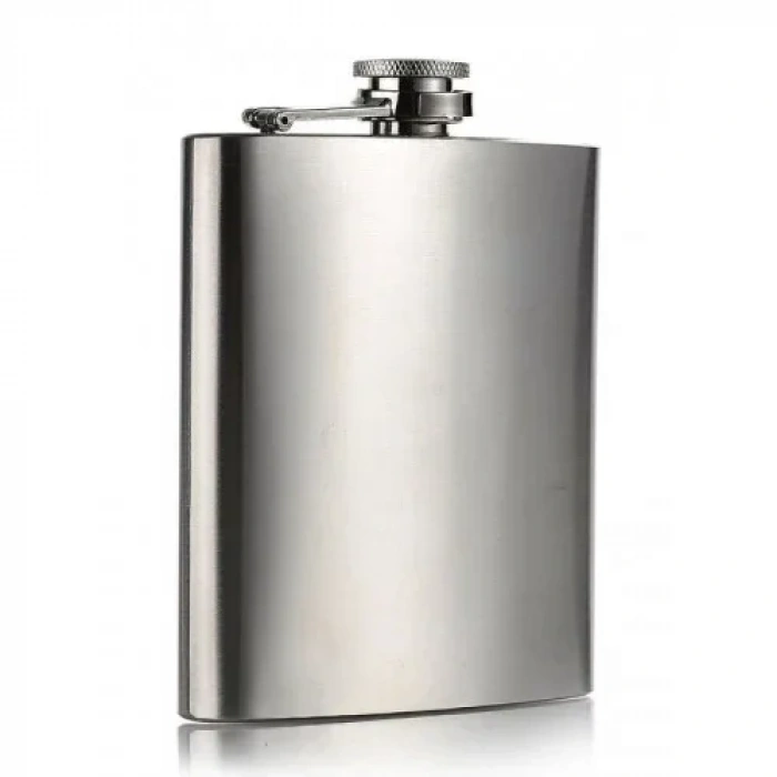 9 Oz Paslanmaz Çelik Cep Matarası 266 Ml içki Viski Konyak Alkol Matarası