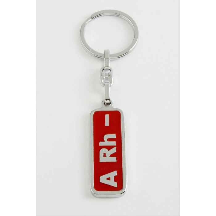 A Rh Negatif Kan Grubu Metal Anahtarlık