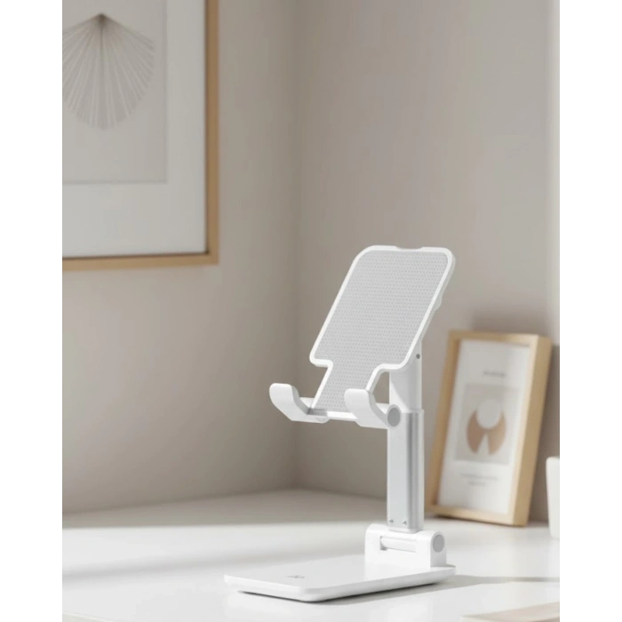 Abs Plastik Gövdeli Katlanabilir Telefon Standı Ev Ve Ofis Kullanımı