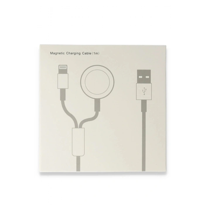 AC08 2in1 Kablosuz Şarj Apple Watch 1/2/3/4/5/6/7/8/SE