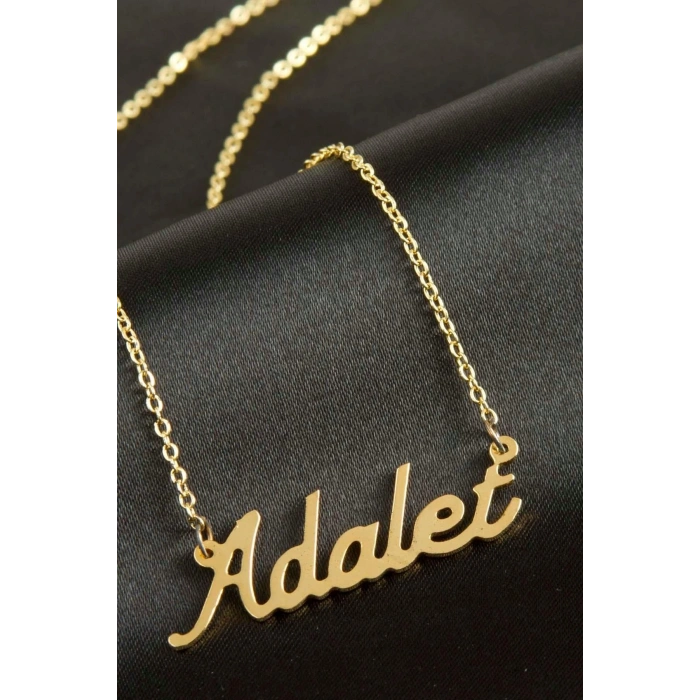 Adalet isimli kolye (Kişiye Özel)