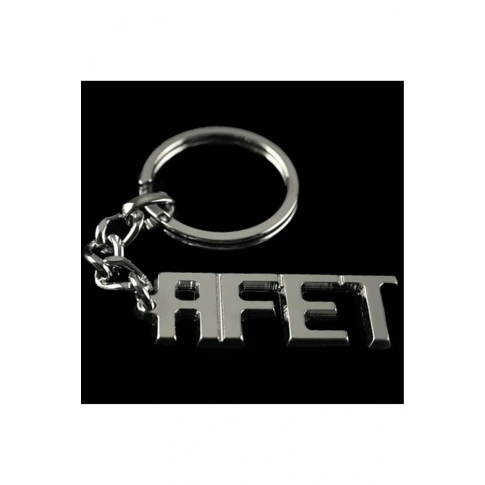 Afet İsimli Anahtarlık