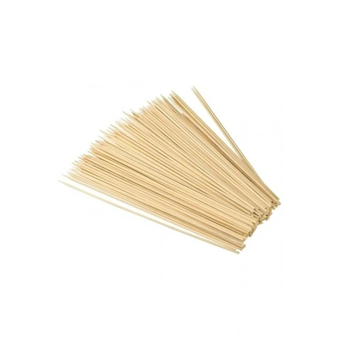 Ahşap Çöp Şiş Çubuğu 25 Cm - 50 Adet mudanis