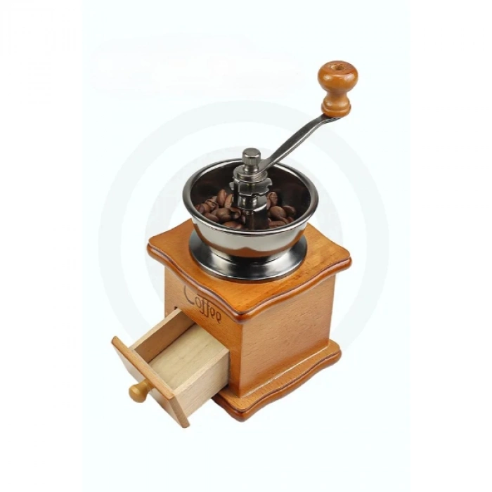 Ahşap Kahve Değirmeni