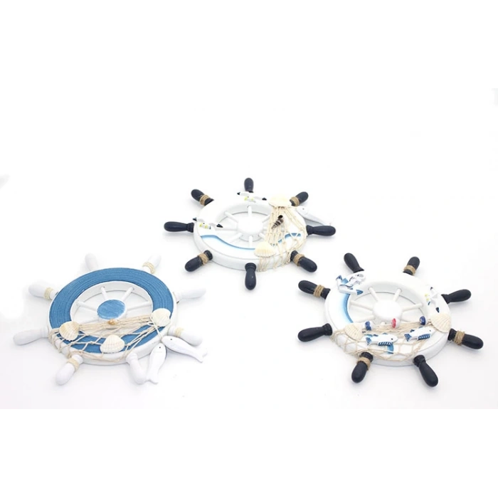 Ahşap Marin Duvara Asmalı Dümen