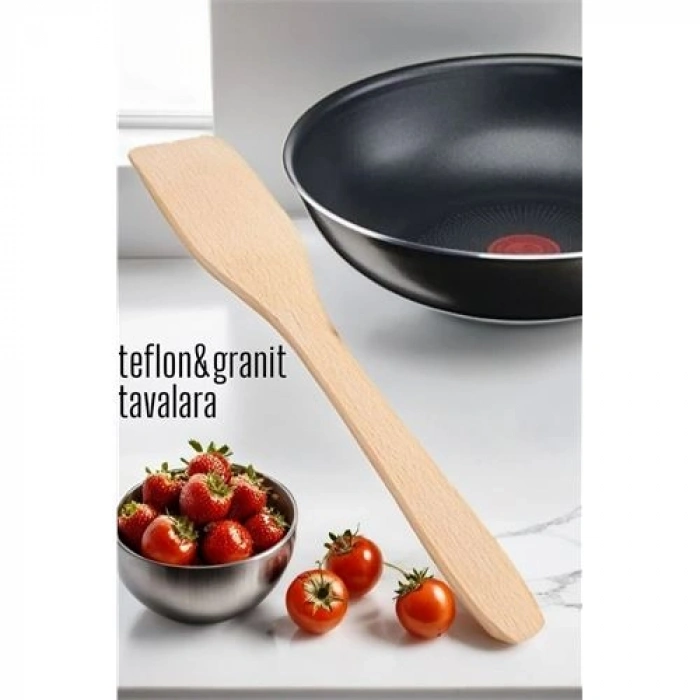 Ahşap Spatula Doğal Gürgen Ağacı 717902
