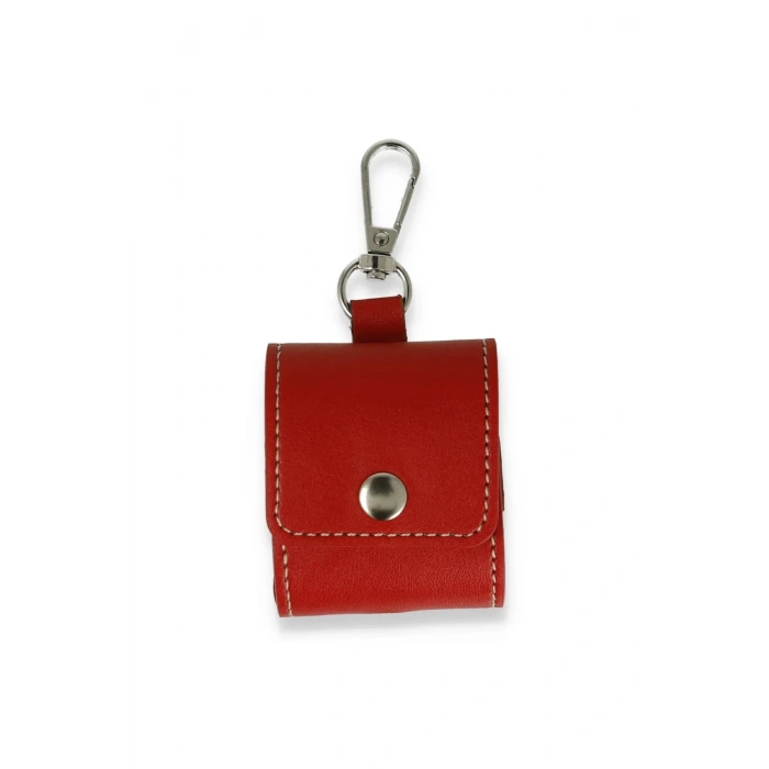 Airpods 2 (2.nesil) Askılı Kılıf - Kırmızı