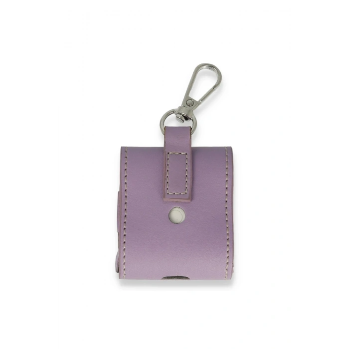 Airpods 2 (2.nesil) Askılı Kılıf - Lila