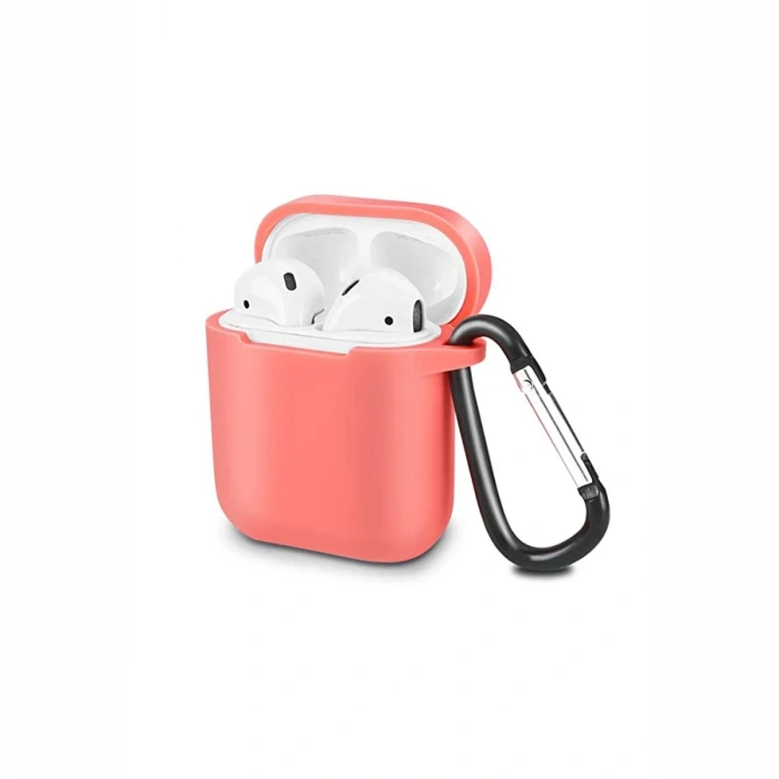 Airpods 2 (2.nesil) Sert Silikon Kılıf - Fuşya