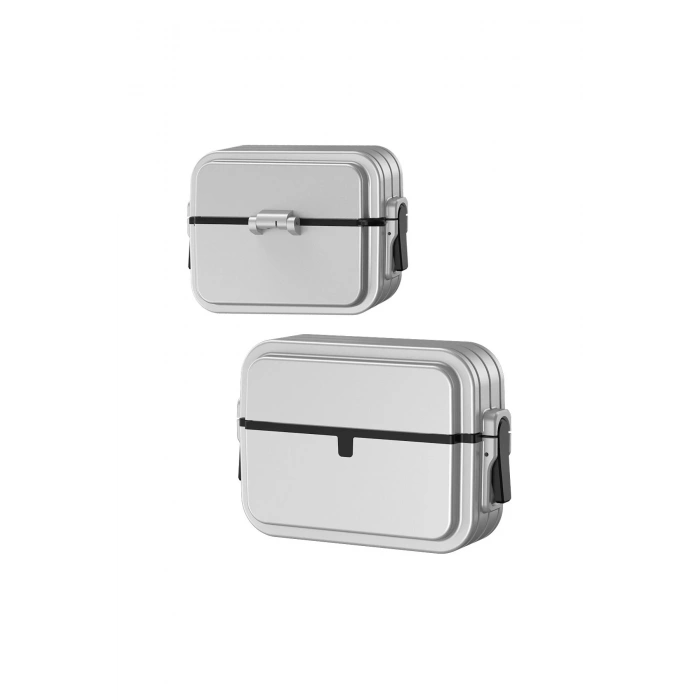 Airpods 3 (3.nesil) 404 Kilitli Kılıf - Gri