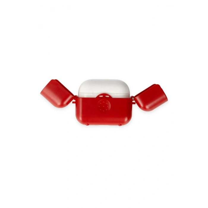 Airpods 3 (3.nesil) Basmalı Kılıf - Kırmızı