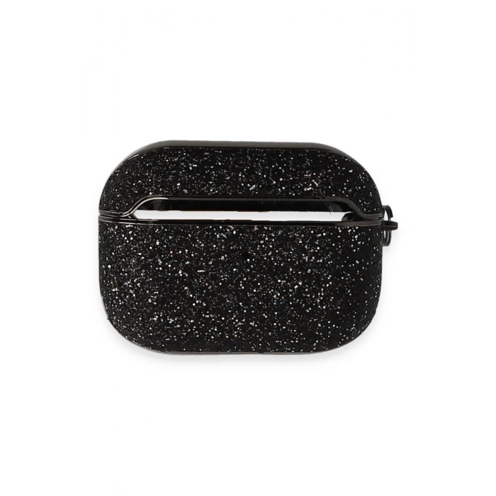Airpods Pro (1.nesil) Spell Simli Kılıf - Siyah