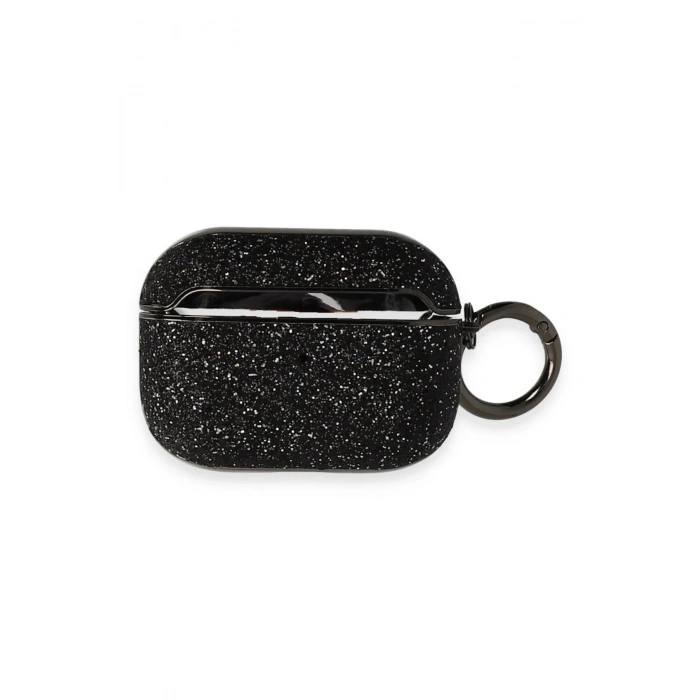 Airpods Pro (1.nesil) Spell Simli Kılıf - Siyah