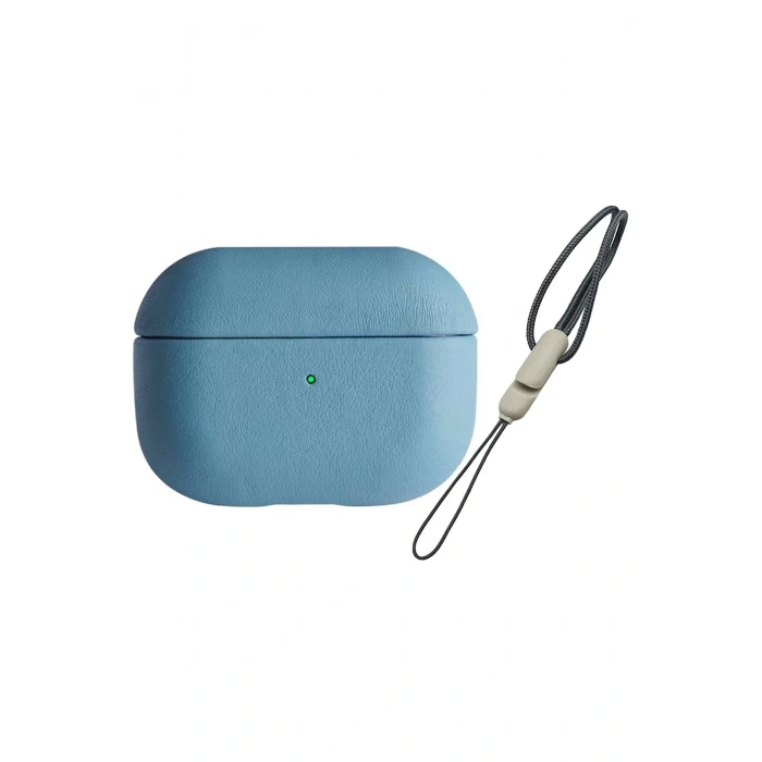 Airpods Pro 2 (2.nesil) 405 Deri Kılıf - Sierra Blue
