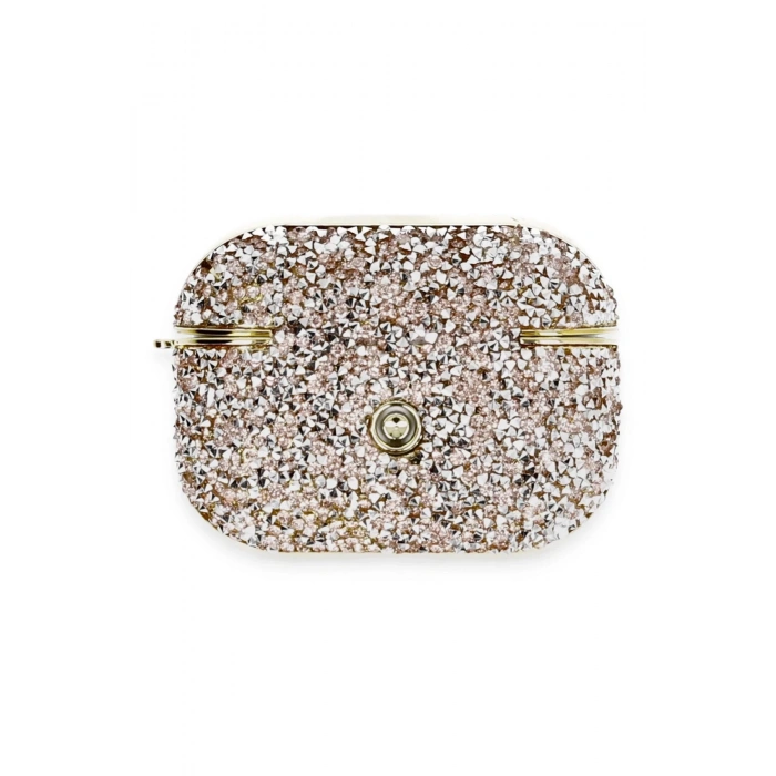 Airpods Pro 2 (2.nesil) Luz Taşlı Kılıf - Pembe