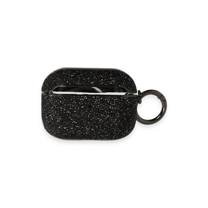 Airpods Pro 2 (2.nesil) Spell Simli Kılıf - Siyah