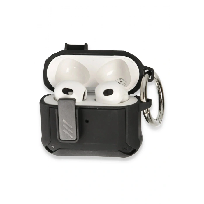 Airpods Pro 2 (2.nesil) Truva Kılıf - Siyah