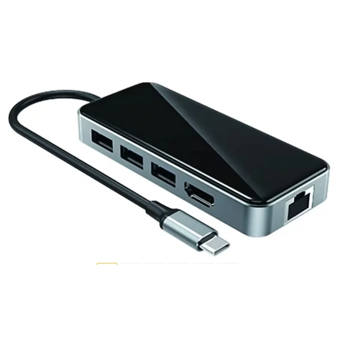 Airsky Hc76 Type-C 10 İn 1 Çevirici