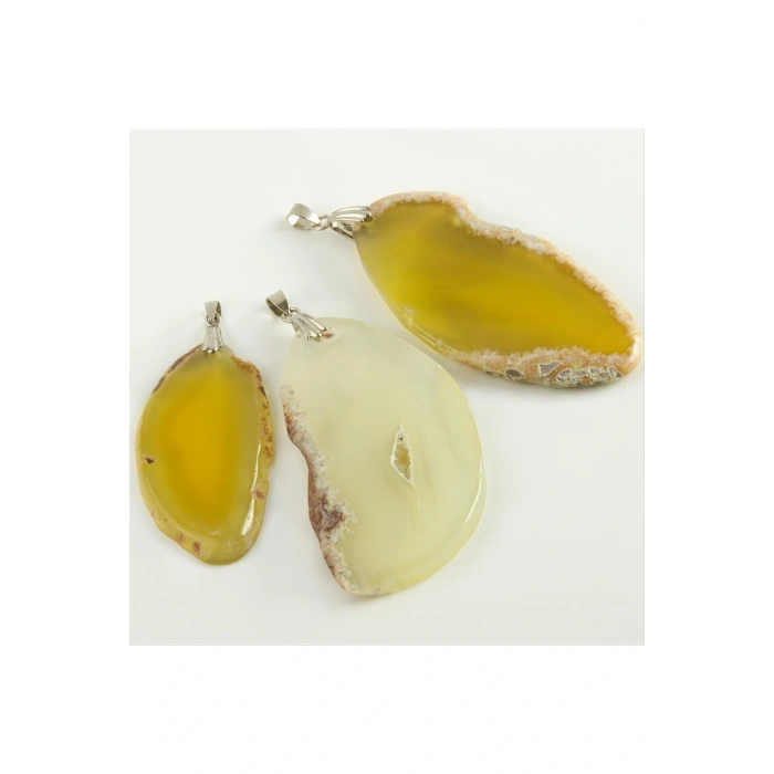 Akik Doğaltaş Kolye Ucu