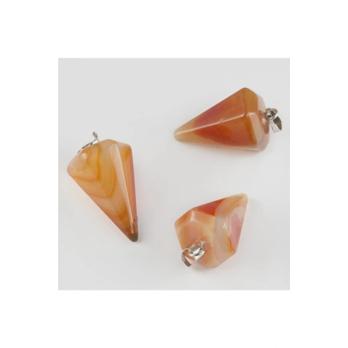 Akik Pandül Doğaltaş Kolye Ucu