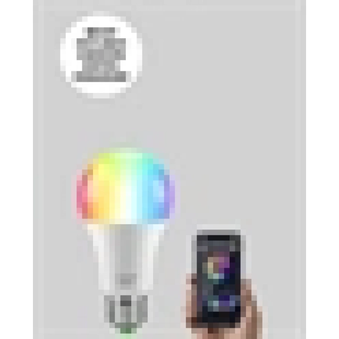 Akıllı 9W RGBW LED Ampul, tasaruflu romantik ışıklı