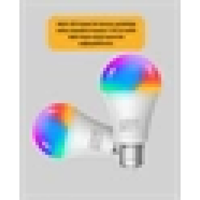 Akıllı 9W RGBW LED Ampul, tasaruflu romantik ışıklı