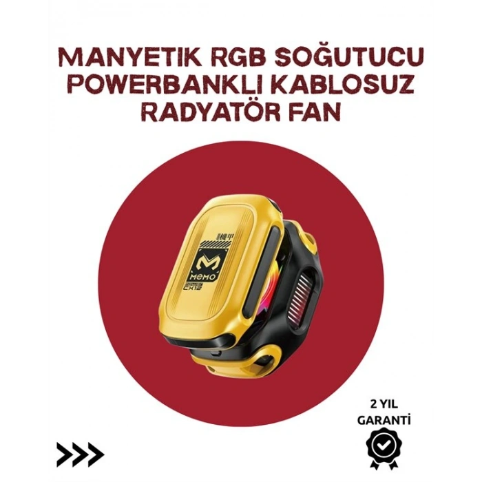 Akıllı Dijital Kontrollü Soğutucu | Aı & Standart Mod | 7 Kanatlı Fan Tasarımı