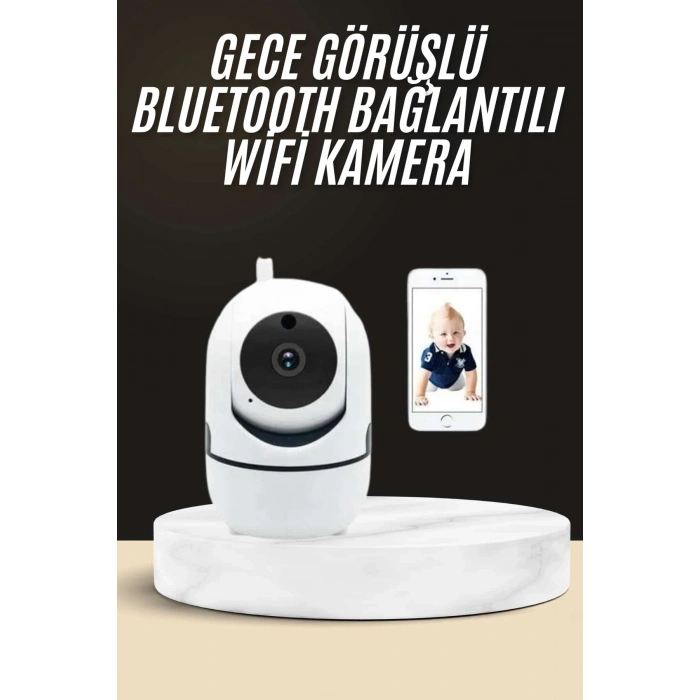 Akıllı Güvenlik Kamerası Hd Görüntü Kalitesi Hareket Algılama Wifi Kamera