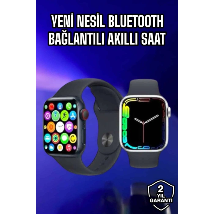 Akıllı Saat Amoled Ekran Yeni Nesil Bluetooth Bağlantılı