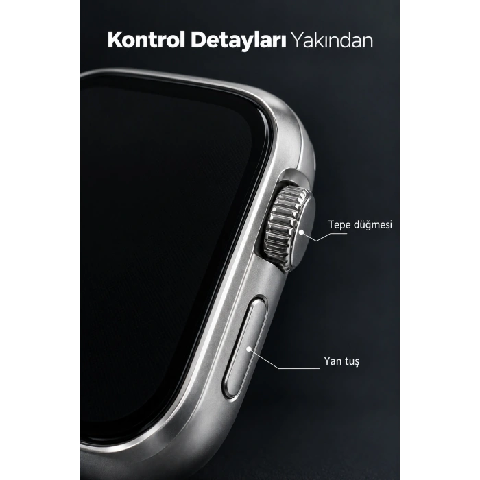 Akıllı Saat Bluetooth Aramalı Ve 7 Kordonlu Set