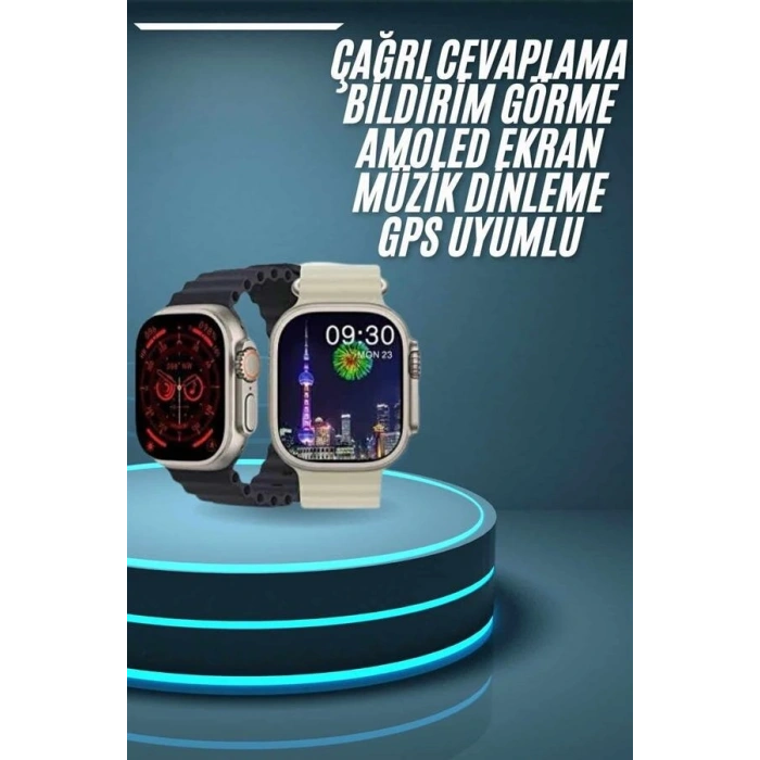 Akıllı Saat Çok Fonksiyonlu Uzun Pil Ömürlü Çağrı Cevaplayabilen Kol Saati