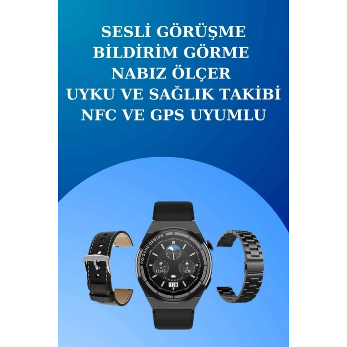 Akıllı Saat Ve Kulaklık Seti Dokunmatik Ekran 5.0 Bluetooth Bağlantılı Sesli Görüşme