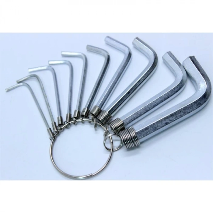 Allen Anahtar Takım Altı Köşeli 10 Parça Alyan (4887)