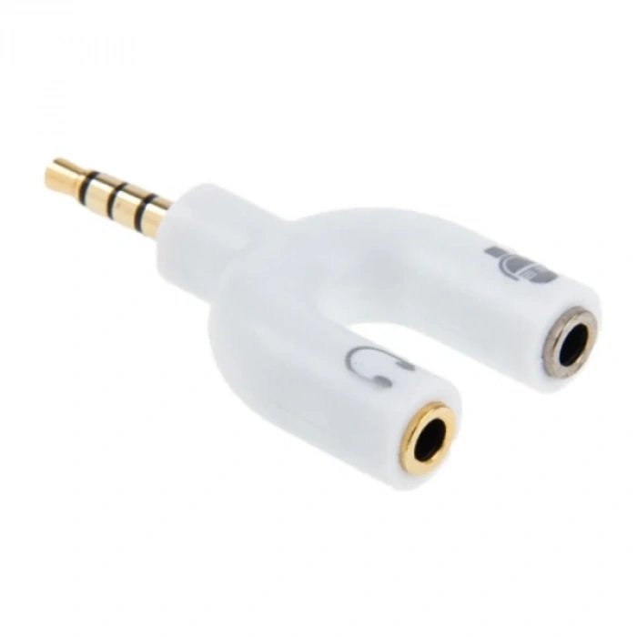Ally 3.5 Mm Kulaklık Mikrofon Çoklayıcı 3.5 Mm Splitter Dönüştürücü