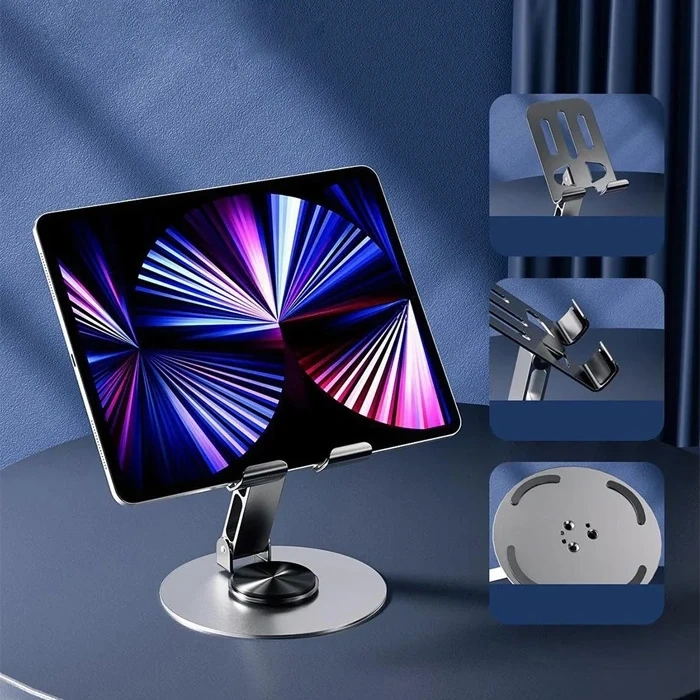 Ally 720 Derece Ayarlanabilir Alüminyum Telefon-tablet Standı