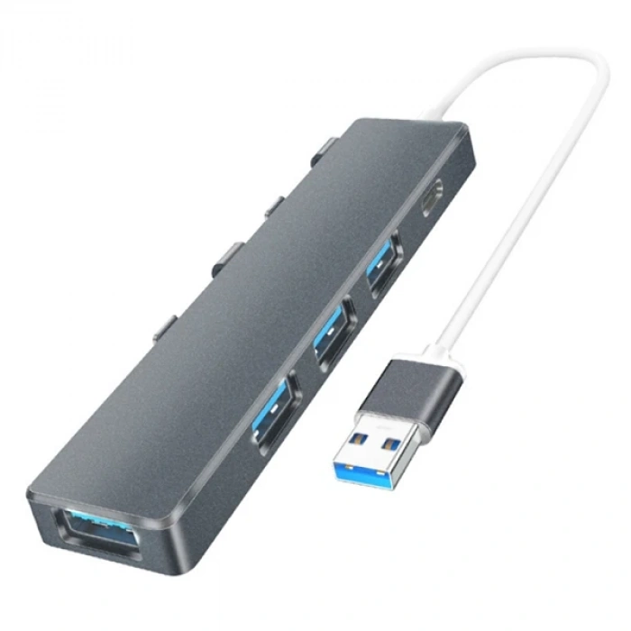 Ally Ads-301a Usb 3.0 4 Usb Port Adaptör Hub Çoklayıcı 1 Type C